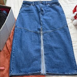 Madewell Indigo Denim Skirt